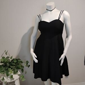 Source Unknown Black Mini Dress